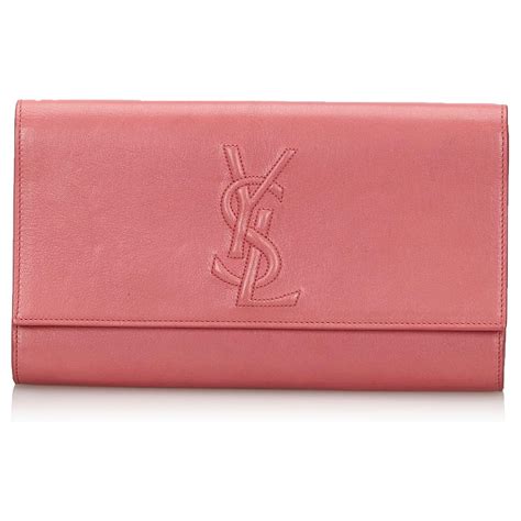 pochette belle de jour ysl|Pochette belle de jour leather clutch bag Yves Saint Laurent .